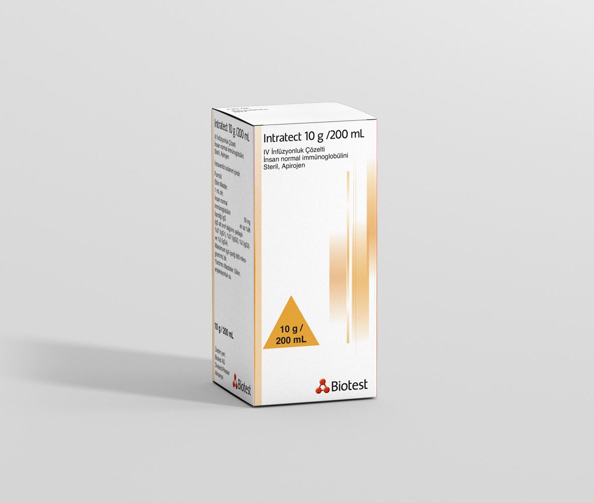 INTRATECT 10 g/ 200 mL IV infüzyonluk çözelti